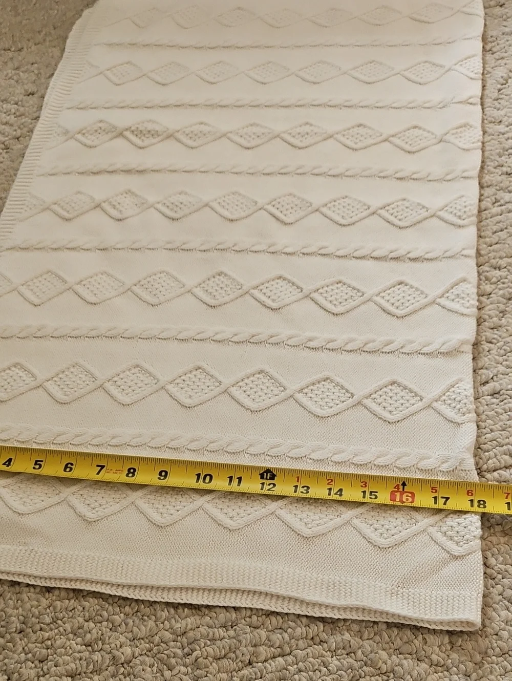 NWOT Rabbit+Bear Organic Cotton Baby Blanket By Emily And Oliver